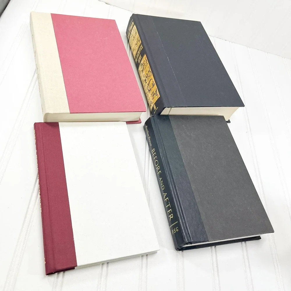 Black Decorative Book Set - Gold‎ Text Vintage Display Books